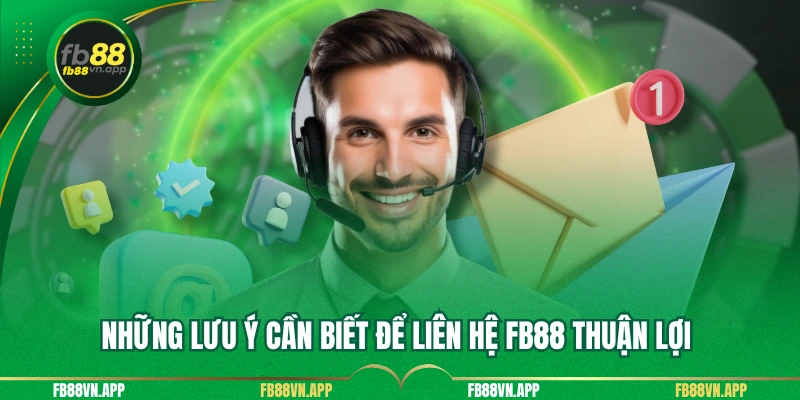 Những lưu ý cần biết để liên hệ FB88 thuận lợi 